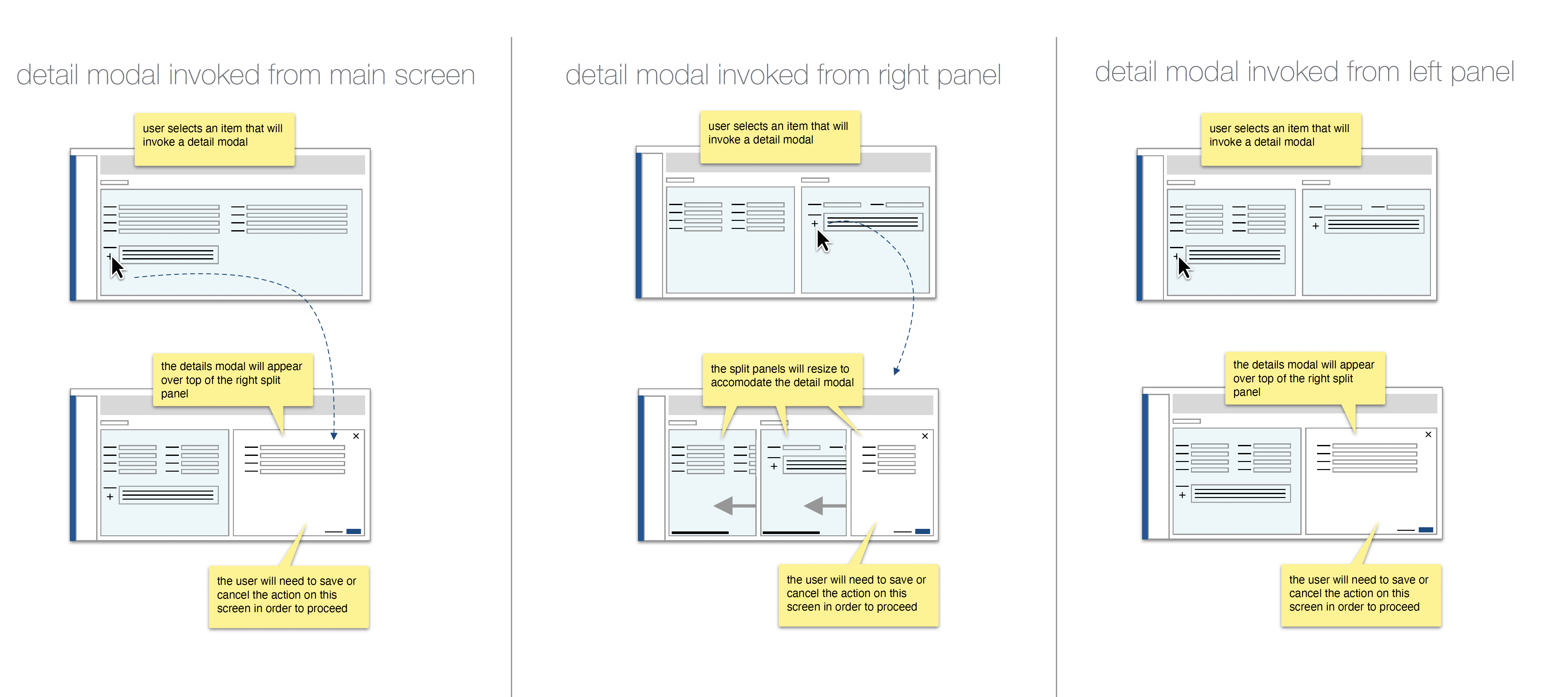 Cority Cohort platform modernization split-panel UX flow